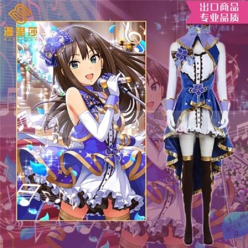 Anime Shibuya Rin Starlight Magic Stage SSR Cosplay Dress Halloween Concert uniform full sets