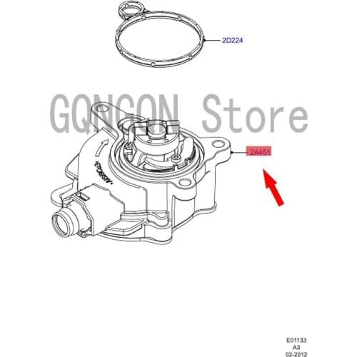 CAR vacuum pump pump assembly For dMo nd eoT aur usT ran sit Mus tan gEd ge Engine vacuum pump Vacuum booster pump
