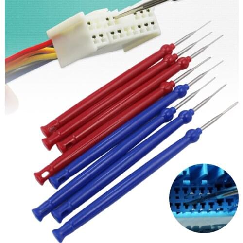 4-5pcs Auto Terminal Removal Tool Pin Terminal Car Cable Wire Terminal Socket Plug Pin Removal Dismount Tool Kit Accessories