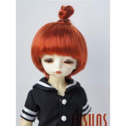 JD363 6-7inch 16-18CM Synthetic mohair doll wigs 1/6 YOSD Updo BJD hair