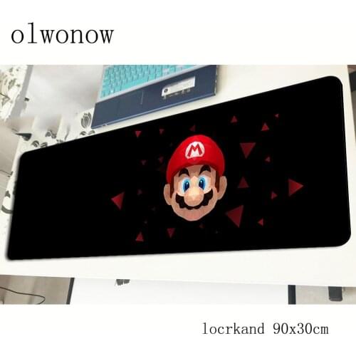 Mario mouse pad 900x300x3mm High quality mousepads best gaming mousepad gamer big personalized mouse pads keyboard pc pad