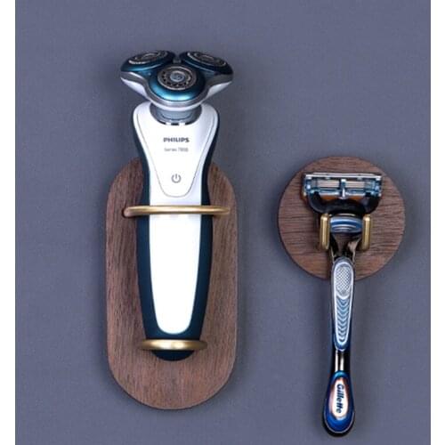 Multifunction Bathroom Wall Mount Hanging Storage Rack with Hooks beauty meter shaver razor wall shelves bathroom storage r