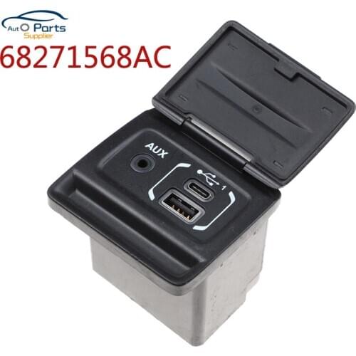 68271568AC New Center Console Aux/USB Port Fit For Dodge Car Accessories
