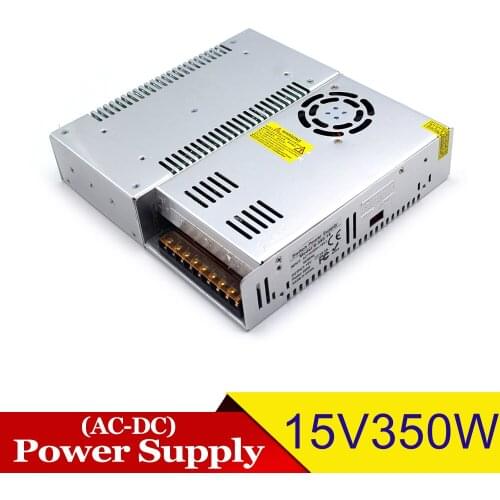 Single Output DC15V 350W power supply Unit AC-DC Transformer 110V 220V AC To DC 15V SMPS For LED Strip Lighting Monitor CCTV DIY