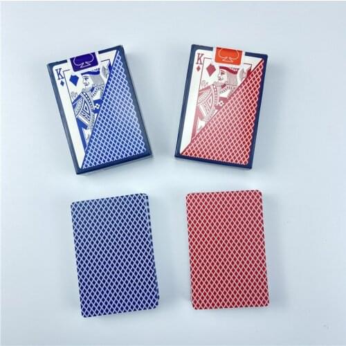 10pcs/Lot Poker Card Plastic Playing Cards Baralho Baccarat Texas Hold'em Waterproof Frosting Board Pokers Game Entertainment