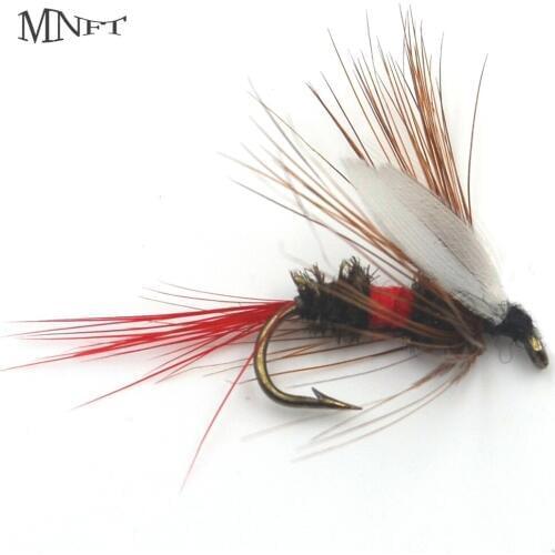 MNFT 6PCS 10# Royal Wulff Dry Flies Outdoor Trout Fly Fishing Lure