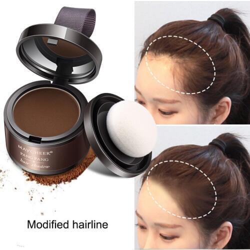 Dropshipping Hairline Shadow Powder 4 Color Quick Hair Repair Puff Filling in Thin Hair SMJ