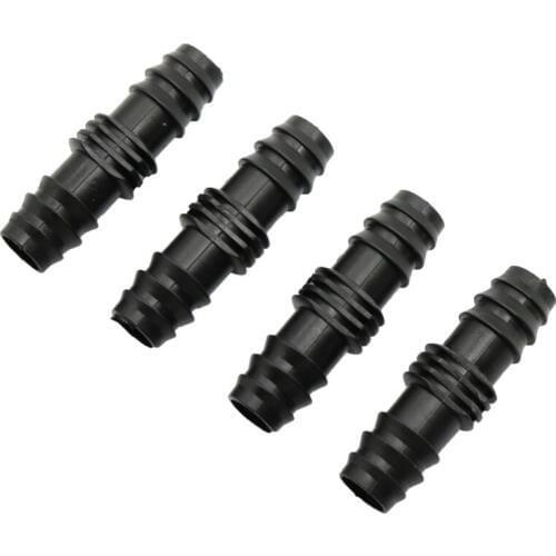 Garden 1/2 Inch Hose Barbed Straight Connector Agriculture Garden Irrigation Quick Connector Water Adapter 20 Pcs