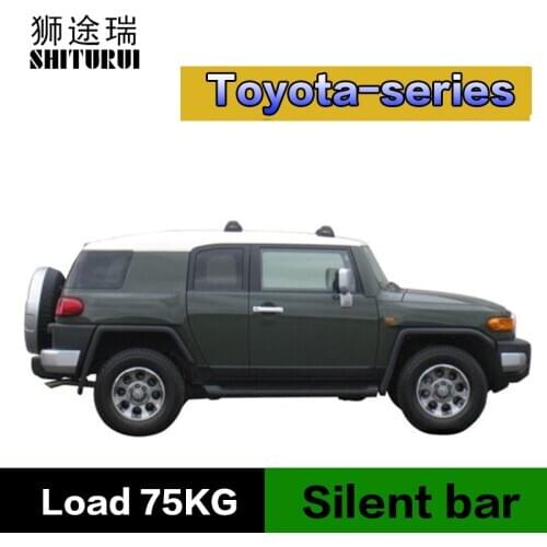 SHITURUI For Toyota Camry Highlander Prius Rav4 reiz 4 Verso ultra quiet truck roof bar car special aluminum alloy belt lock