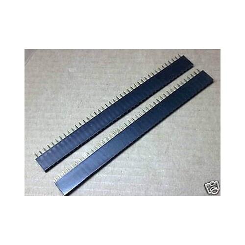 10pcs 1.27mm 50 Pin Female Single Row Pin Header Strip