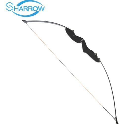 Archery Straight Bow Split 53 Inches 40 Pounds Fiberglass Limbs Entry Bow for Training Archery Shooting supplies Accessories