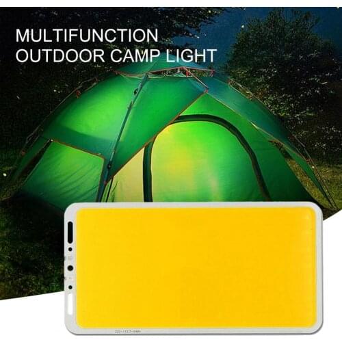 1Pcs LED Lighting COB Panel Light Non-deformable High Brightness Portable 70W Outdoor Tent LED Lamp for Camping Easy Use Carry