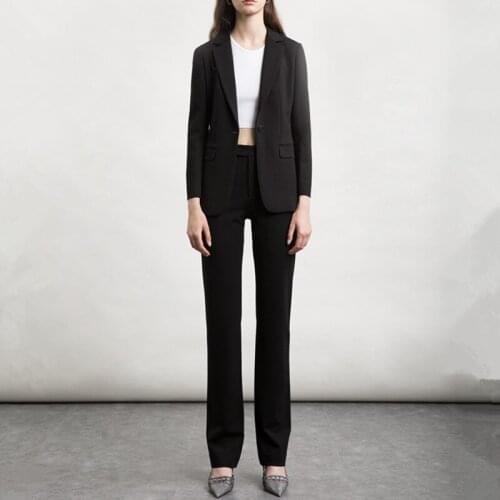 Womens Suits Formal Suits 2 Piece Pant Suit Women Outfit Blazer Pants Formal Trousers Suit Woman Female Blazers Set