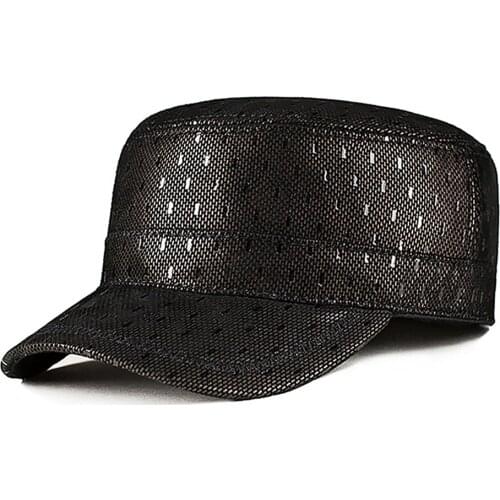 Winter Thermal 2021 Top Quality Genuine Leather Hat Male Female Cap Cadet Cap Men Women Military Hat Cowhide Leather Cap