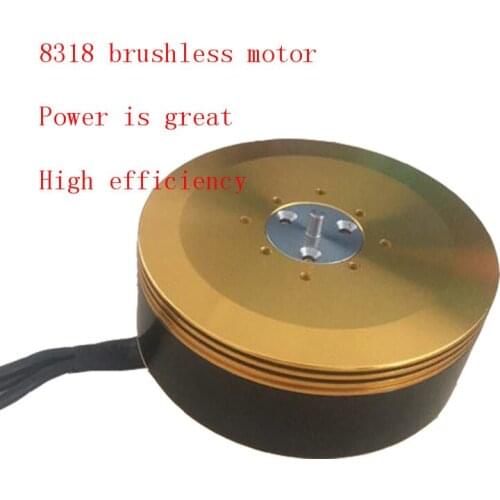 8318 waterproof brushless motor Large load large multi-axis 10KG plant protection uav
