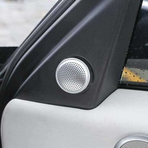 For Land Rover Discovery 5 2017 Aluminum Alloy Audio Speaker Cover Trim 2pcs