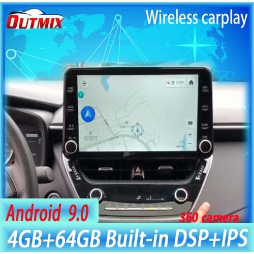 Android 9.0 Car Radio Multimedia Video Player For Toyota Corolla 2018 2019 2020 Support Split Screen WiFi USB OBD2 DAB