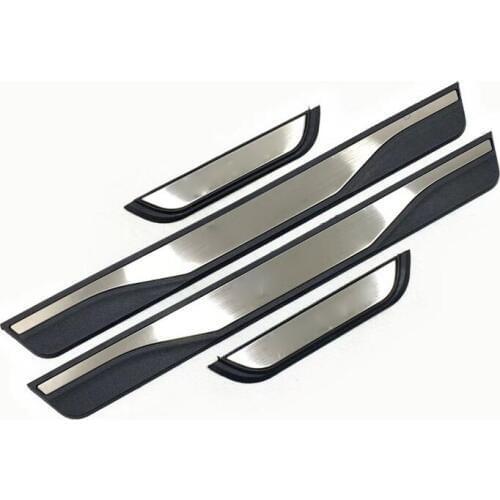 Car Sticker Door Sill Scuff Plate Guard Pedal Protectors Cover Trim For LADA VESTA sw cross 2019 2018 2017 Car Accessories