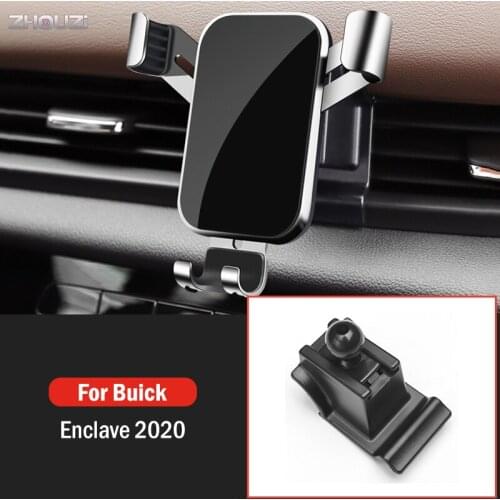 Car Mobile Phone Holder Air Vent Mount GPS Stand Gravity Navigation Bracket For Buick Enclave 2020 Car Accessories