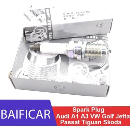 Baificar Brand New Genuine 4 PCS Platinum Spark Plug PZFR6R 03C 905 601 For Audi A1 A3 V.W Golf Je.tta Passat Tiguan Skoda 1.4T