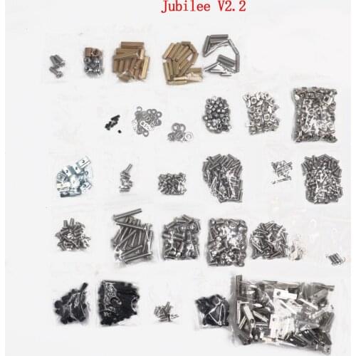 Blurolls Jubilee V2.2 3D Printer Tool Full Fasteners Kit With Screws Nuts Spacers Standoff