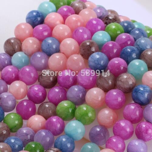 Free Shipping 8MM Mix Color Natural Stone Beads Jewelry Beads For DIY Jewelry Findings