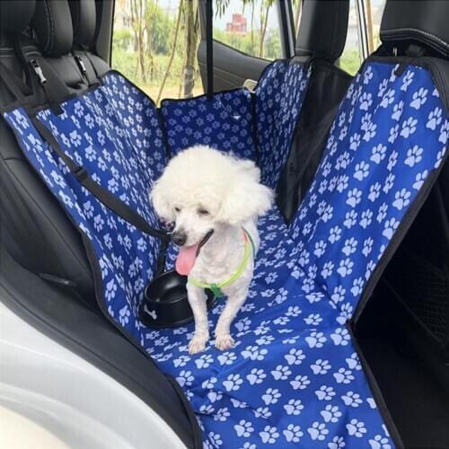 CAWAYI KENNEL Dog Carriers Waterproof Rear Back Pet Dog Car Seat Cover Mats Hammock Protector with Safety Belt Transportin Perro
