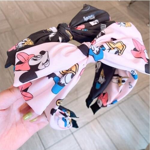 Disney cartoon Frozen children head hoop bow hair pin doll accessories headband princess cosmetic headwear girl birthday gift