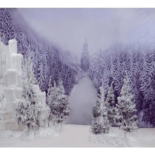 Winter Tree Photography Backdrops Photo Props Studio Background 5x7ft