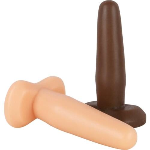 Bowknot Glossy PVC Dildo Butt Plug Massage Anal Toy For Woman Men Gay Orgasm Stimulate Anal Plug Dildos Sex Toys