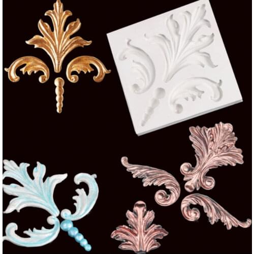 Classic Relief Lace Silicone Mold Fondant Mould Cake Decorating Tools Chocolate Gumpaste Molds, Sugarcraft, Kitchen Accessories