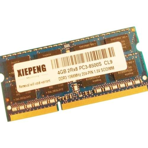Laptop Memory 8GB 2Rx8 PC3-8500S RAM DDR3 2gb 1066 MHz 4G pc3 8500 for imac MB418 MC510 MC508 MC507 MC509 Notebook SODIMM ram