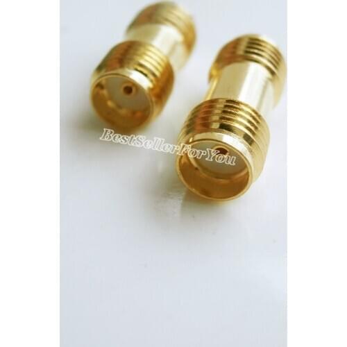 10Pcs Adapter SMA Connector Female To SMA Connector Female Jack RF Connector Straight F/F