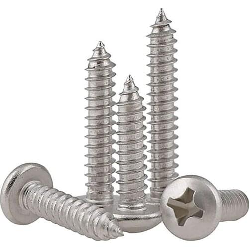Round Head Screw A4 Stainless Steel Self Tapping Screws M2 2.2 2.6 3 3.5
