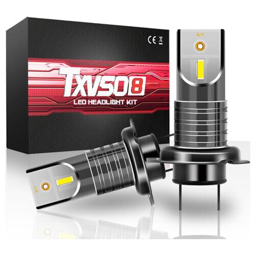 H7 Led Lights for Car Mini 6000K Headlight 55W/Bulb Universal Super Bright COB LED Car Headlights Cost-effective