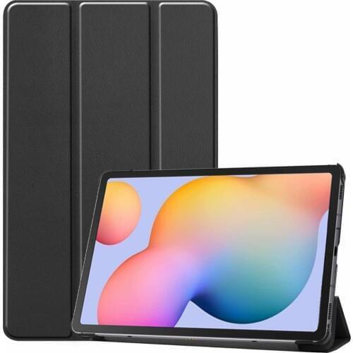 Tri-Fold PU Leather Case For Samsung Galaxy Tab S6 Lite 10.4 Inch SM-P610 SM-P615 2020 Cover Stand Shock Proof Tablet Shell +pen