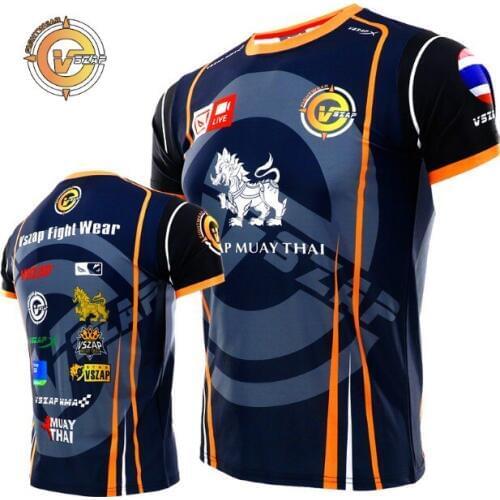 VSZAP T Shirt Men MMA Clothing Tee Fight tops bullet to fight