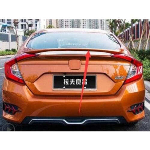 High quality ABS MC style spoiler for Honda Civic 10th Sedan 2016 2017 1pcs