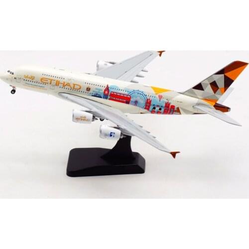 1:400 Scale A380 A6-APC Planes Model Airplanes eithad Airlines Alloy Aircraft Plane collectible display model collection