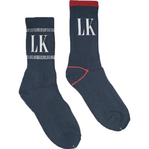 2 Pairs Mens Skate Hip Hop LK Socks Pack