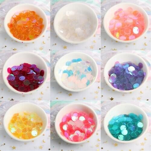 200g/Lot 10mm Sequins DIY Craft Large Round Sequins Paillette 1 side hole DIY Sewing Accessories Lentejuelas Para Coser