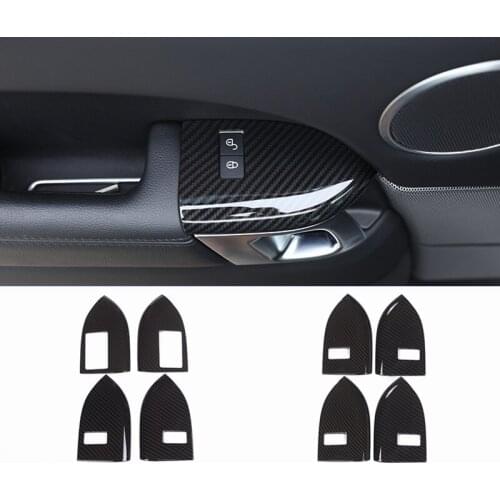 4pcs Car Seat Memory Button Frame Decoration Cover Trim For Land Rover Range Rover Sport 2014-2018