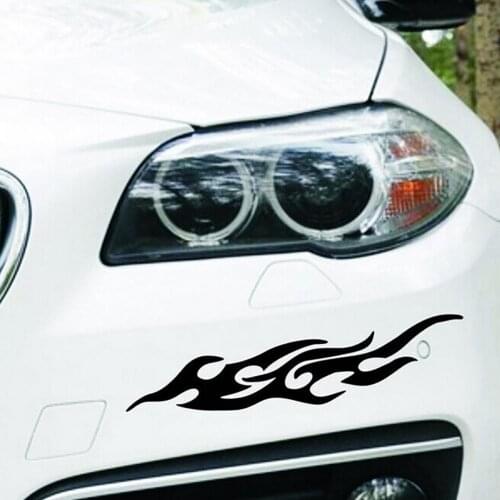 Car Sticker Car Styling Flame Design Motorcycle Decal Bumper Rearview Mirror Fire Sticker car accessories автомобильные товары