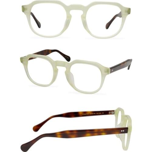 Belight Optical Japan Handmade Good Quality Women Men Acetate Prescription Eyeglasses Optical Spectacle Frame Eyewear 9536