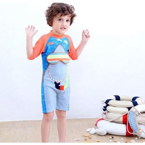 Baby Boy Swimwear One Piece Swimming Suit Child Girl Quick Drying Swimsuit
