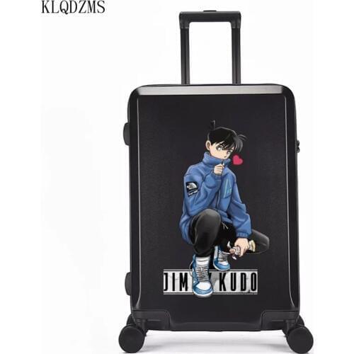 KLQDZMS 20"24"26inch Fashion ABS rolling luggage spinner boys travel suitcase on wheel girls carry on trolley bag
