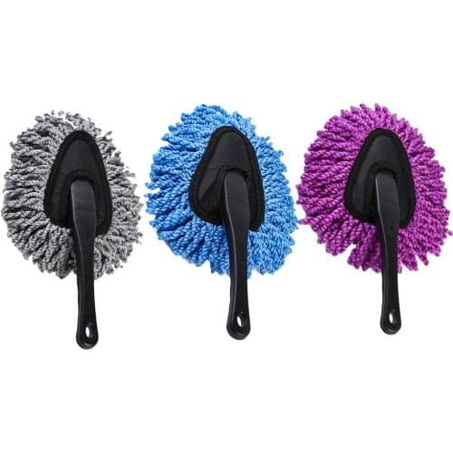 Clean Small Wax Brush Car Cleaning Brush Wax Trailers Sweep Car Mini Dust Duster Long Hand Nanometter Cotton Wax Dust Cleaning