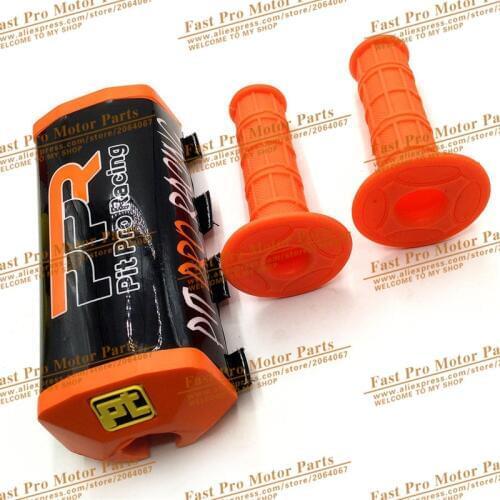 Dirt bike parts Pit bike Protecor Motocross Bar PROTAPER Handlebar Breast Pad & handle grips soft grip Handlebar Pads 6 colour
