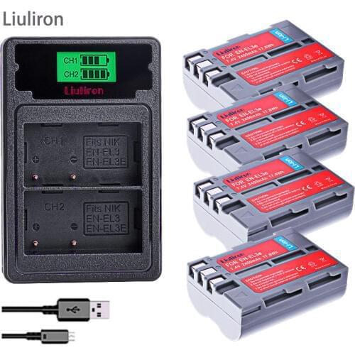 EN-EL3E EN EL3e ENEL3e EL3 EN EL 3E Battery pack For Nikon D300S D300 D100 D200 D700 D70S D70 D80s D80 D90 D50 camera