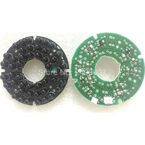 Lihmsek 48 LEDs 5mm Infrared IR 90 Degrees Bulbs CCTV Led Board 850nm For Security Surveillance Cameras Infrared Light Board
